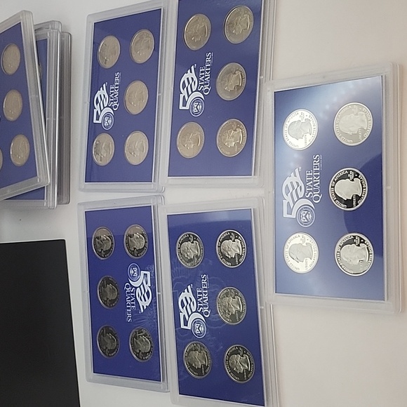 1999-2008 50 State Quarters Proof Set Complete Set All 50 States in Box - Picture 6 of 8